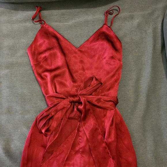 Burgundy jumpsuit - Picture 4 of 5